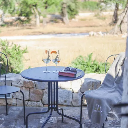 Td Trulli Albapetra Pool Olive Trees *